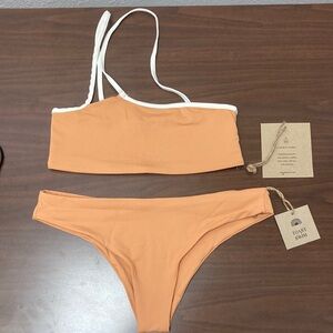 NWT Toast Swim XS Women's Orange Bikini Set